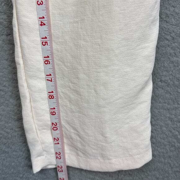 ASTR The Label Womens Wide Leg Pants Cream High Waisted Size M NWOT Flowy Boho - Picture 7 of 10